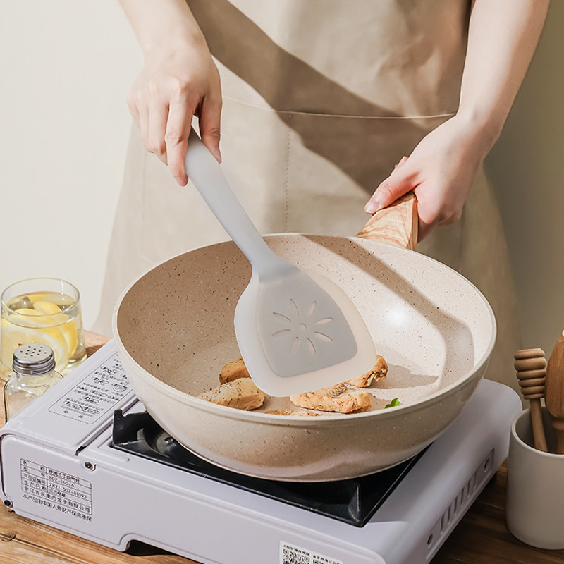 硅胶铲耐热易清洗不粘锅家用炒锅铲子厨房炒菜辅食日式锅铲不伤锅