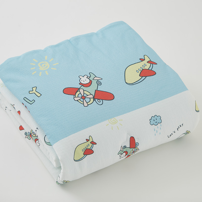 爱婴室HIBE怡比儿童丝棉被子入园入托被透气顺滑柔软春夏空调被子