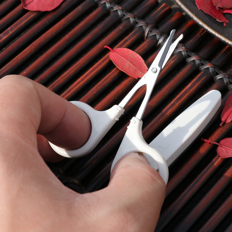 张小泉鼻毛剪刀男士用鼻孔剃剪鼻毛清理器圆头小剪子手动修剪器男