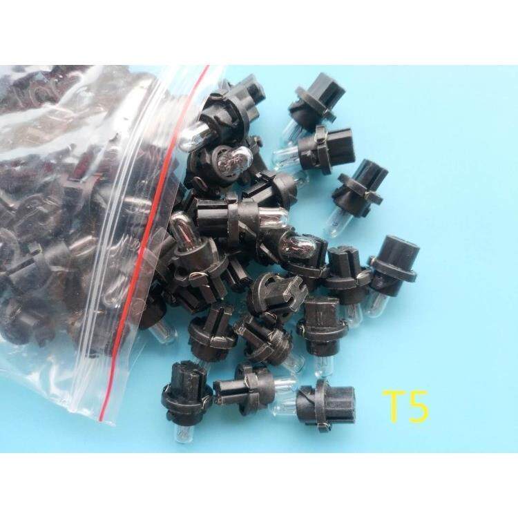 汽车12V 24V仪表灯泡 车用仪表台带座T5 T6.5小灯灯泡