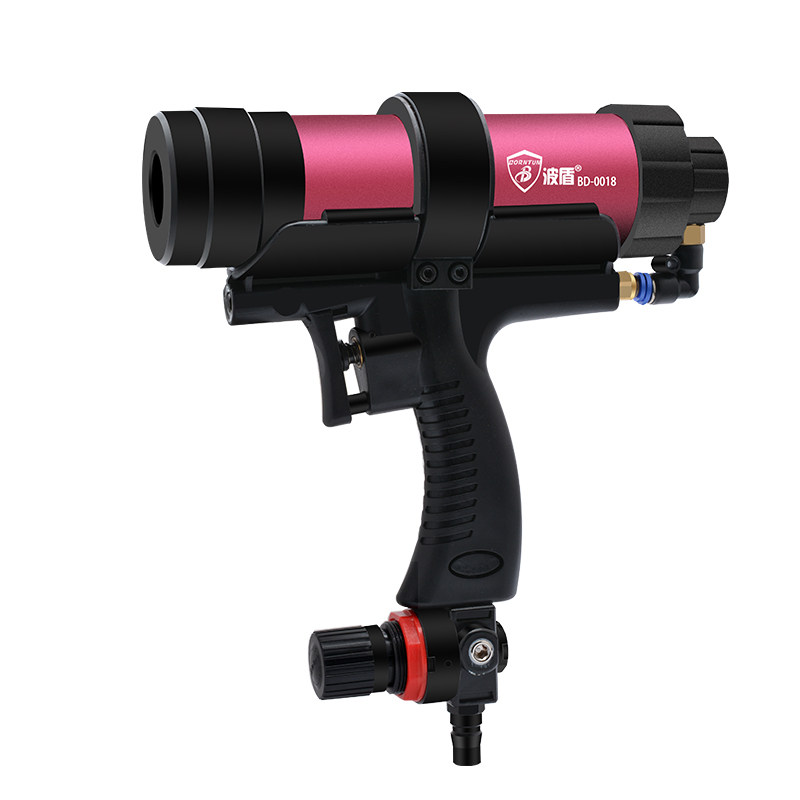 波盾 带调速气动玻璃胶枪 瓶装/软装玻璃胶枪 风动压胶枪 打胶枪