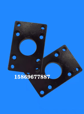 QGB重型气缸附件单耳双法兰FA32/CB40/CA50/LB63/TC100 中摆脚架