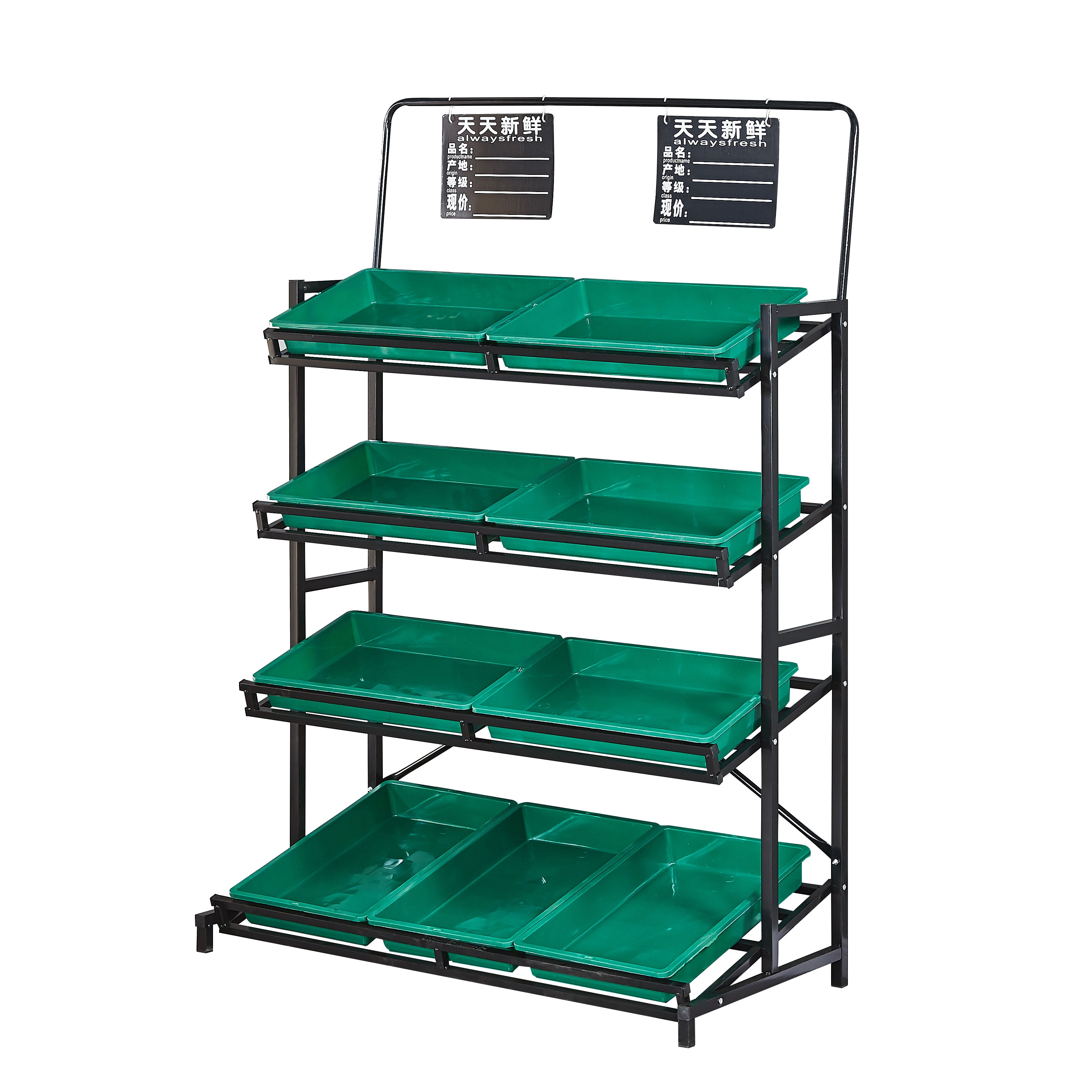 生鲜多层水果架子蔬菜货