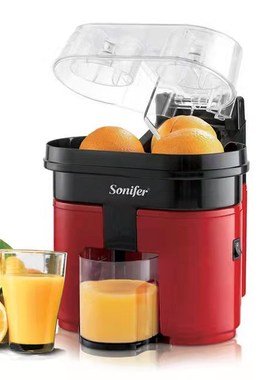 Sonifer双头全自动柠檬机西柚橙汁机电动榨汁压榨机研磨碎肉搅拌