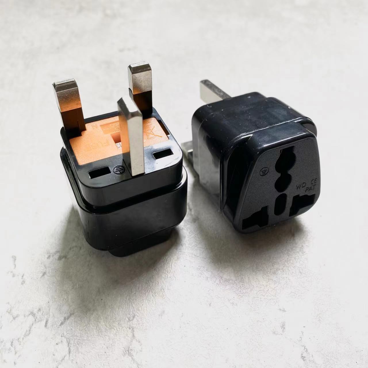 英式FUSED英规英标港式三脚方头带保险管13A250V转换插头WD-7S