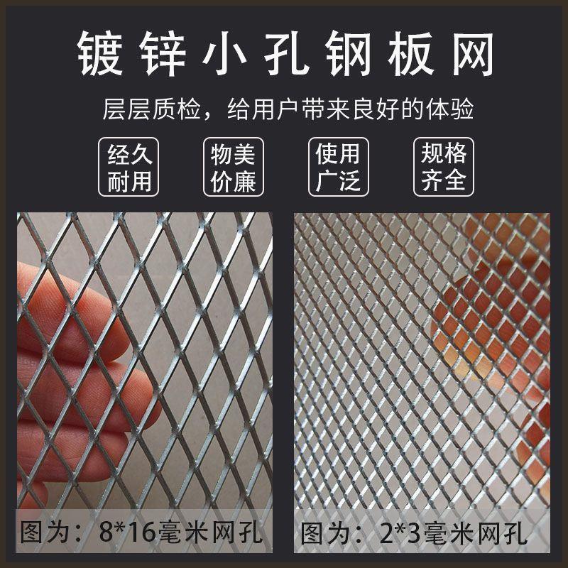 小孔菱形镀锌铁丝网养殖