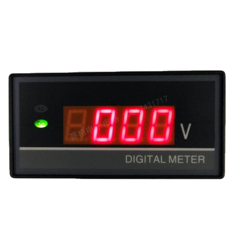 SX48直流1000V电压表数显DC数字式SX48-DC1000V 直流仪表48*96mm