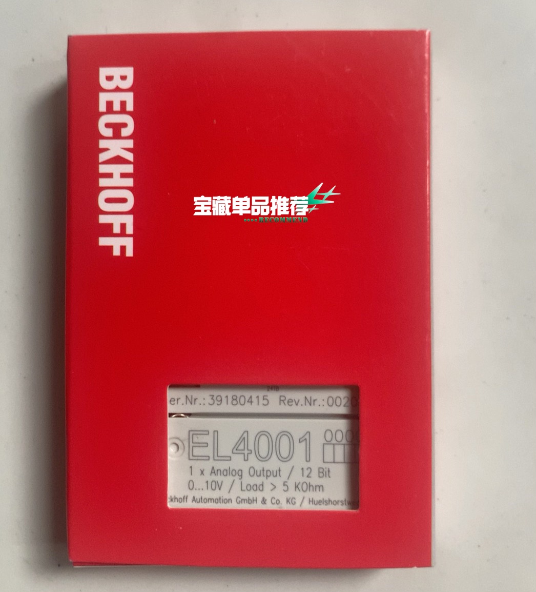 EL4001 倍福模块 EL4001 欢迎咨询