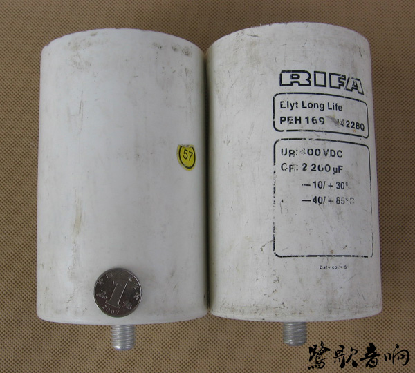 瑞典RIFA 169 高品质长寿命电解 2200μ400V
