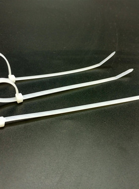 白色8*400MM 200条/包 宽5.2MM 强力扎带 自锁式尼龙扎带直销