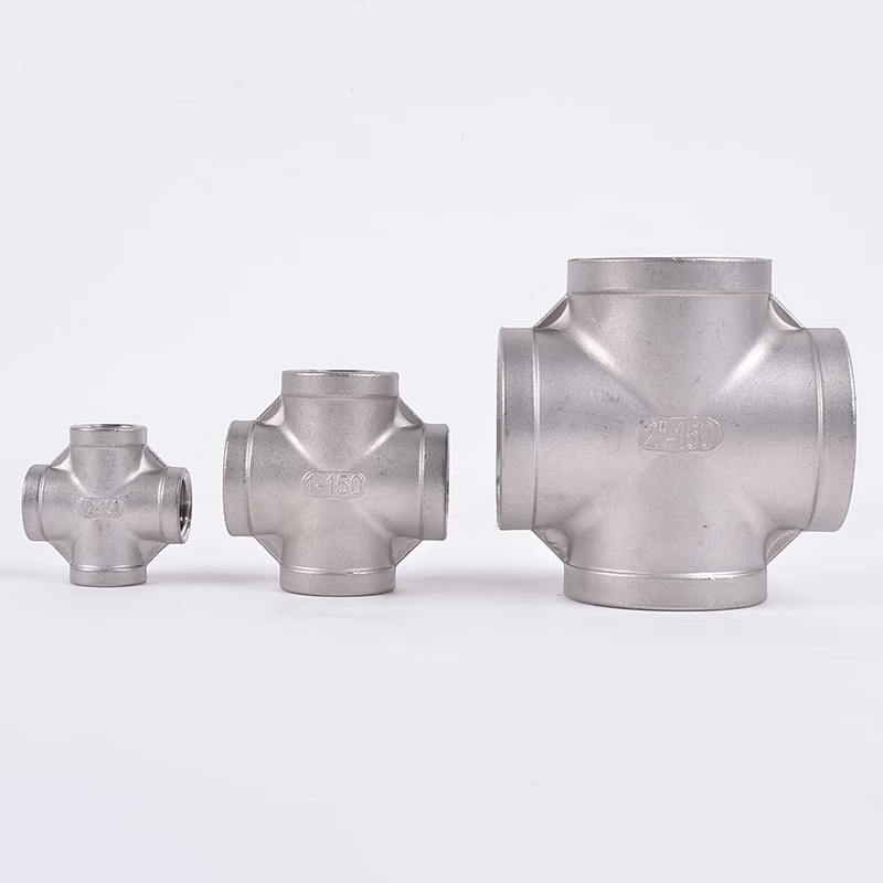 不锈钢内丝四通铸造十字