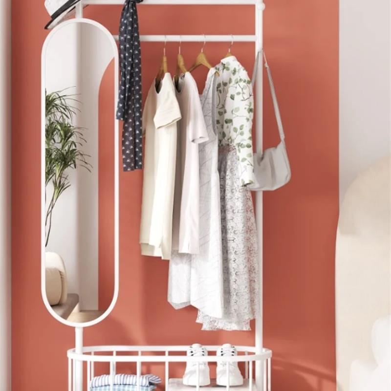 家用衣架移动式落地穿镜