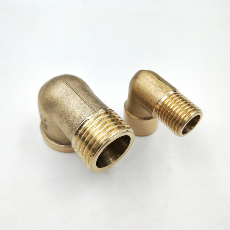 铜内外牙弯头丝转接分寸