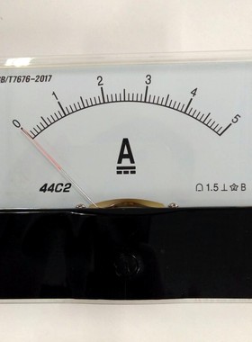 44C2 1.5A 2A 3A 5A 10A 15A/75MV 20A30A50A直流指针式 电流表DC
