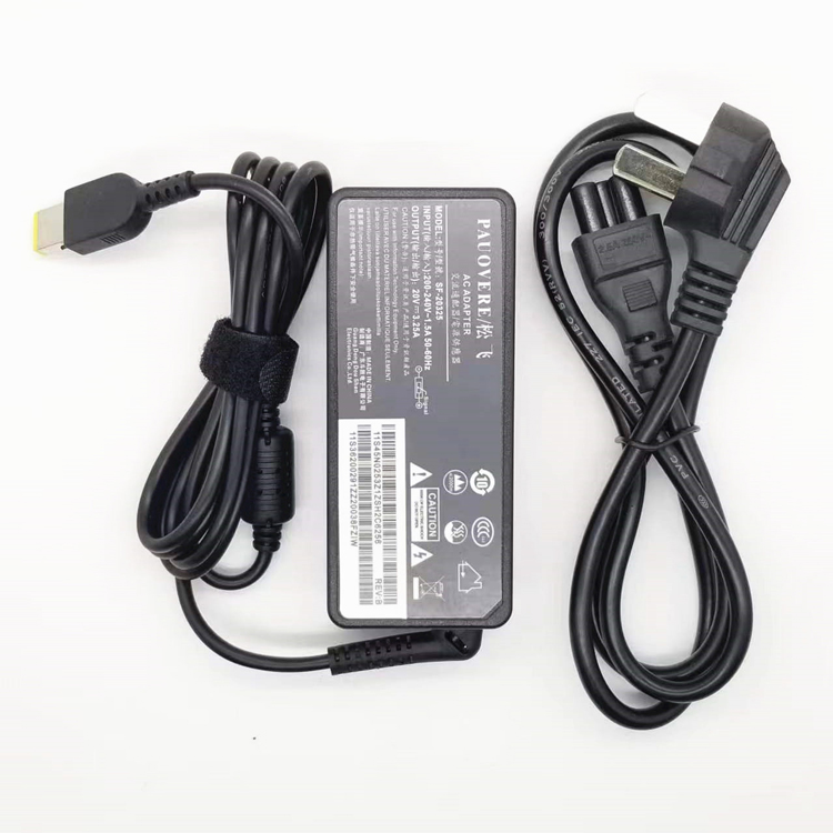 适用E540 M490s S410P Z510 笔记本电脑电源线20V3.25A方口充电器