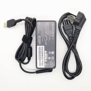 Z510 S410P 笔记本电脑电源线20V3.25A方口充电器 M490s 适用E540