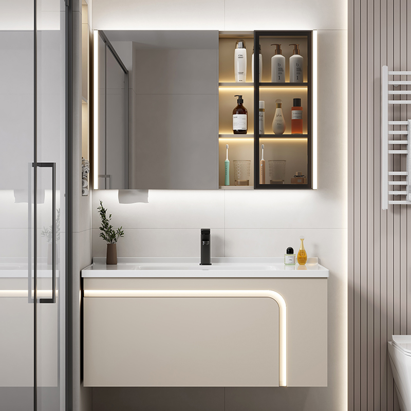 法式奶油风陶瓷一体盆浴