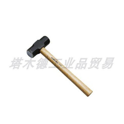 木柄八角锤石工铁榔头建