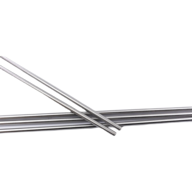 304细牙不锈钢丝杆全牙螺杆M6M8M10M12MM20-M30X1.0X1.25X1.5