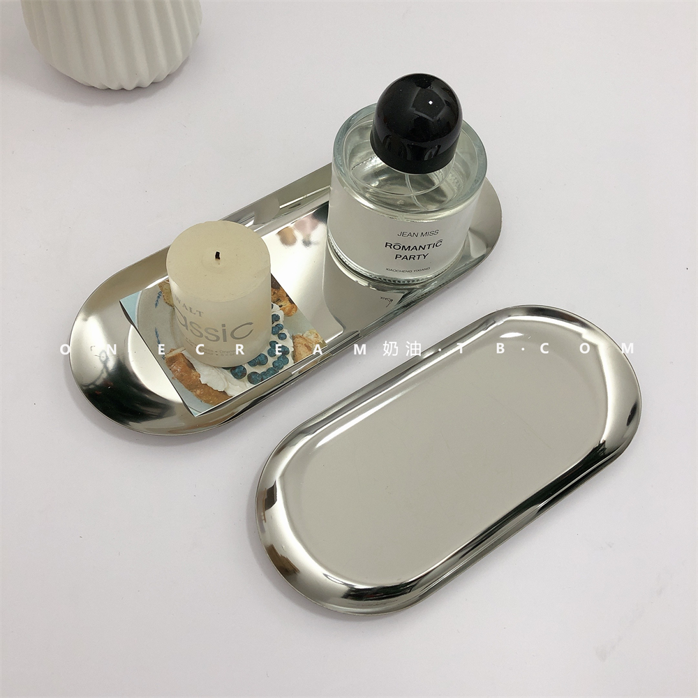 ins不锈钢金属椭圆盘 叉勺盘餐具韩国盘子西餐蛋糕甜品烤肉面包盘,农用物资,可移动滴灌袋,淘宝优惠券,粉丝福利购,淘宝优惠卷