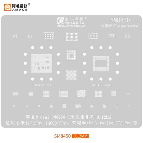 适用vivo iQ009PRO/iQOO8pro/X70Pro+植锡网/骁龙888Plus CPU钢网
