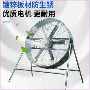 大功率强力扬谷调速岗位风机落地式工业风扇工厂通风养殖降温农用