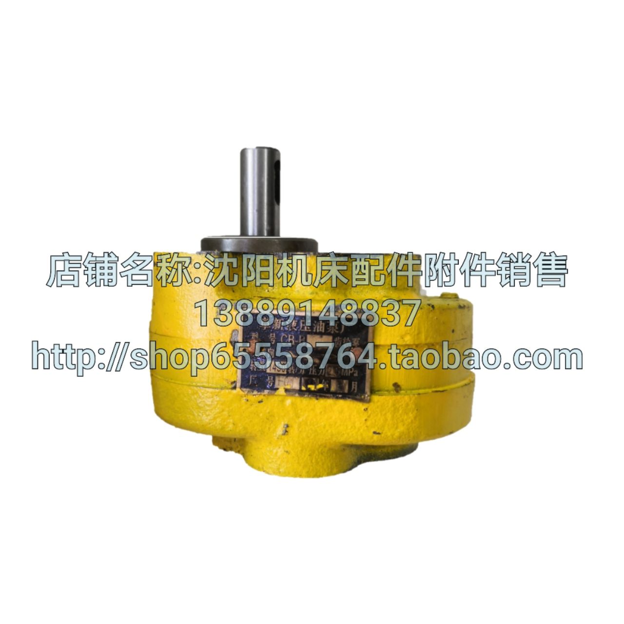 沈阳机床配件齿轮泵原厂