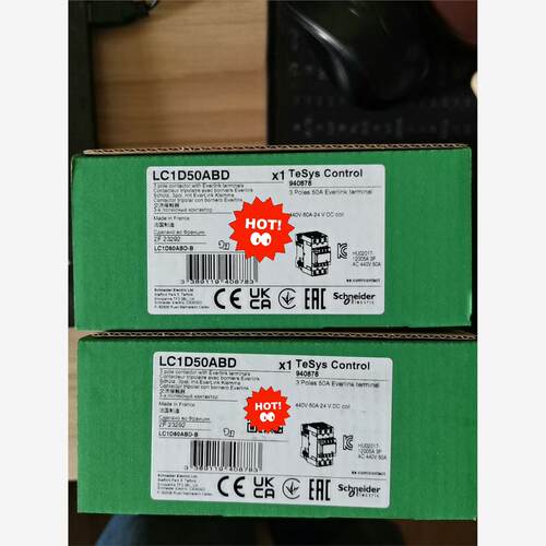施耐德 直流 接触器LC1D50ABD  全新原装正品，45议价