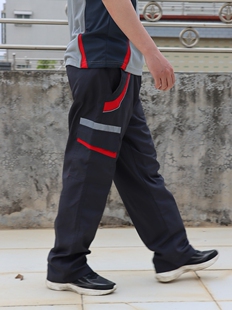 20款灰色顺丰快递员工作服裤子经典款涤棉透气顺丰工作服裤子夏季