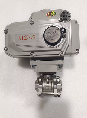 Q911F-16P电动球阀 电动不锈钢丝口扣球阀 电动三片式球阀3PC球阀