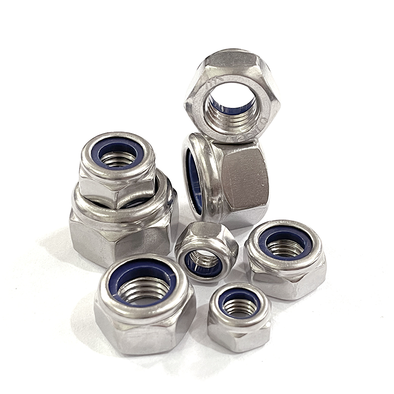 不锈钢尼龙防松螺母自锁