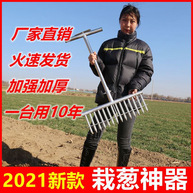 栽葱神器工具叉子种大机