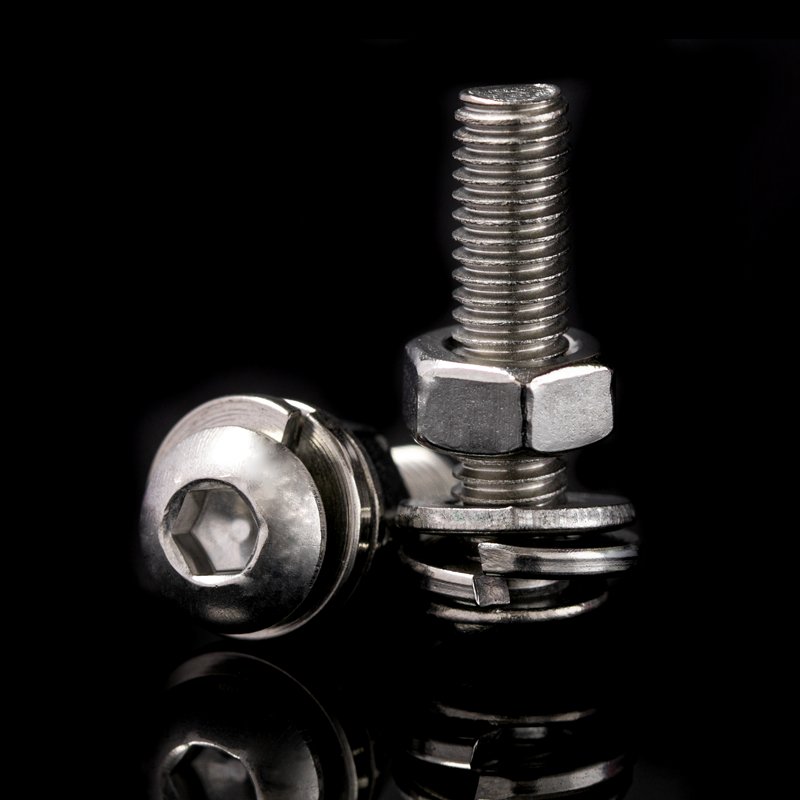 不锈钢盘头内六角螺栓丝