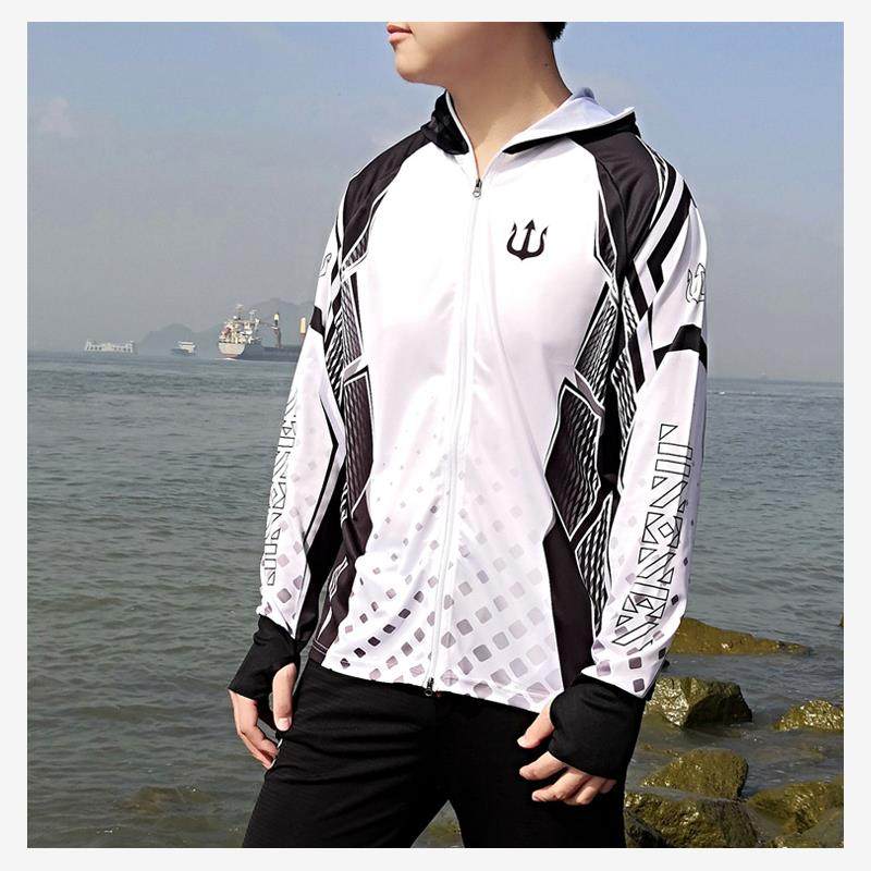 夏季钓鱼防晒服套装男款速干透气钓鱼服户外防晒衣垂钓服外套定制