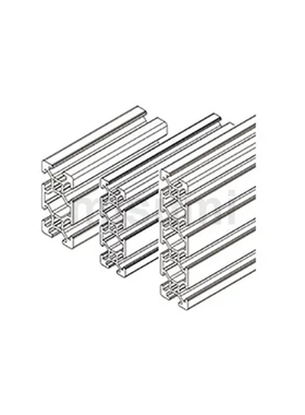 经济型 米思米 欧标20型材 槽宽6mm KLCF6-2040-4000 MISUMI