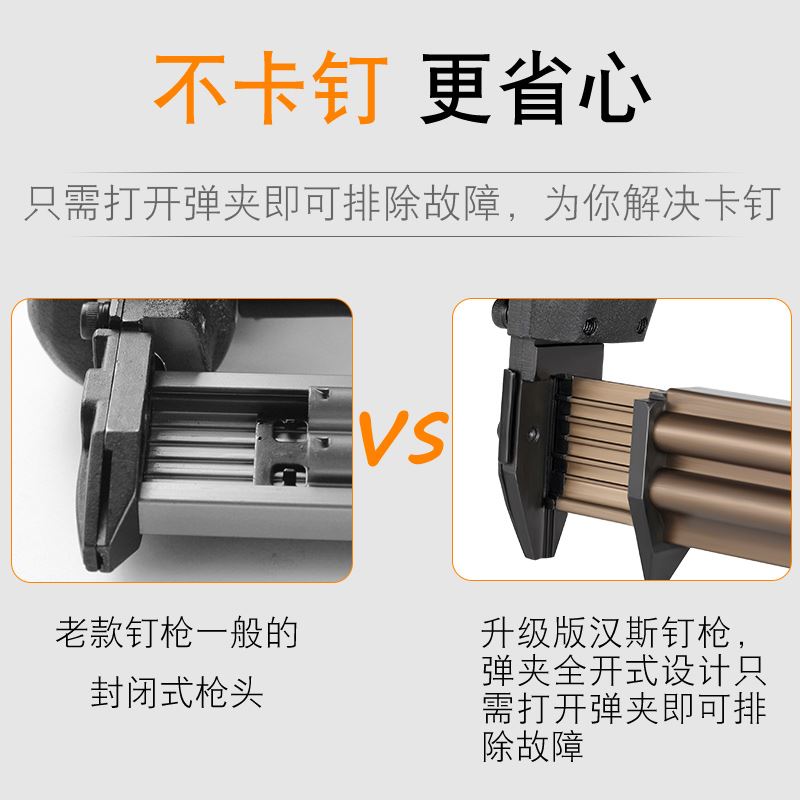 汉斯气动不卡钉直枪木工