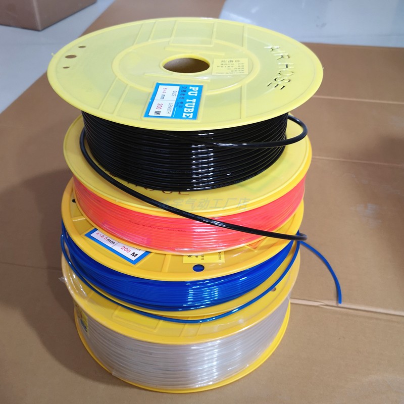 亚德客型气管接头PU透明管6X4/PU8X5/10X6.5/12X8/16X12/4X2.5