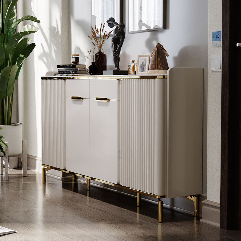 入户鞋柜家用门口意式轻奢玄关柜一体隔断门厅柜烤漆收纳置物柜子