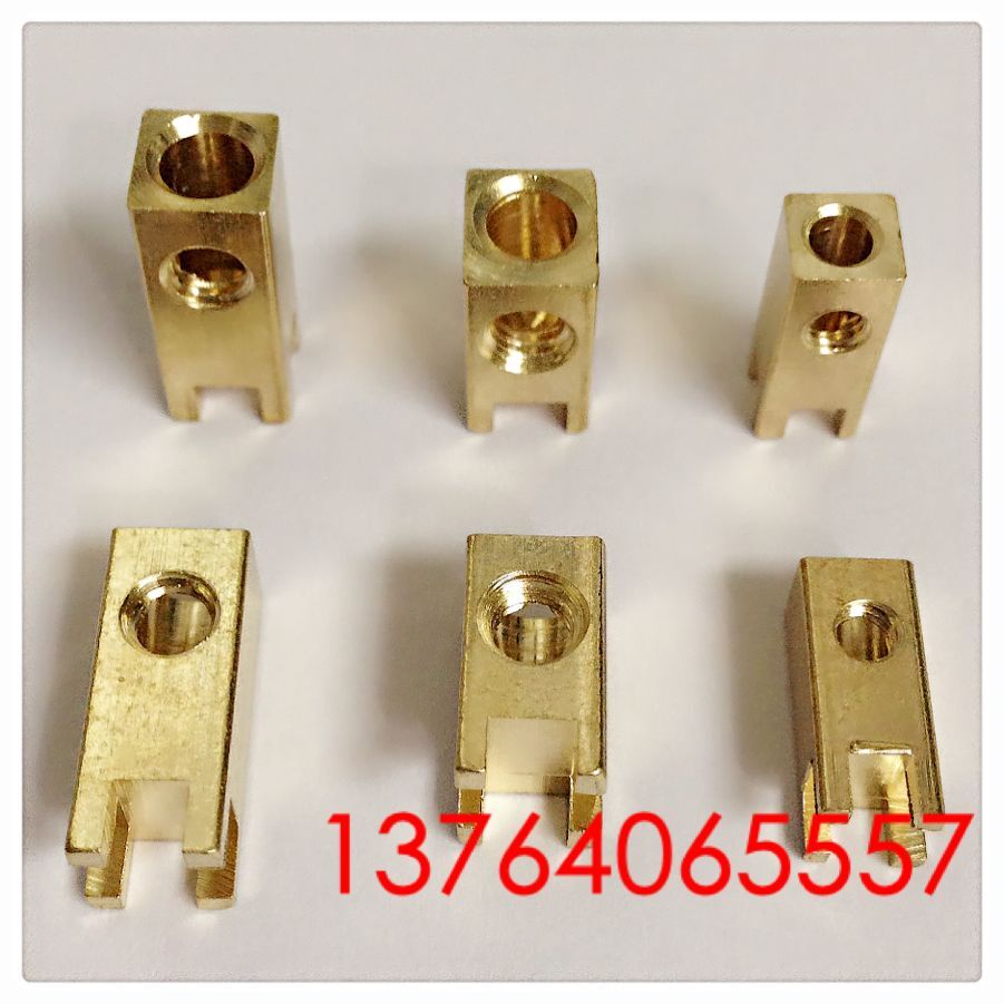 铜四方接线柱 4脚接线柱 接线头 M3 M4 (10只)