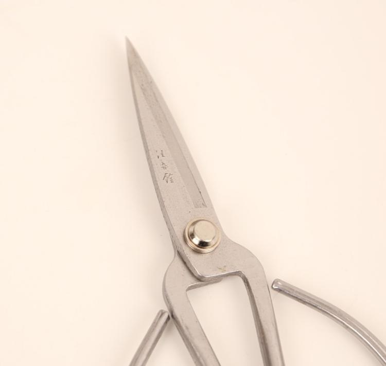 汪吾铨剪刀家用白剪电镀铬剪老式剪刀全钢一体剪子工业剪厨房剪