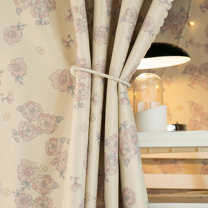 学生宿舍床帘加厚强遮光上铺大学生寝室下铺女下桌帘卡通窗帘床幔