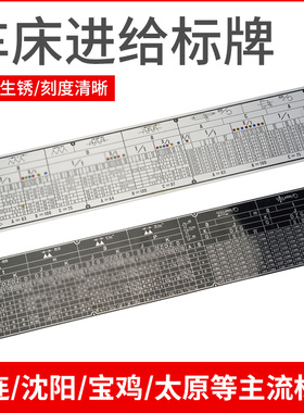 车床螺距表沈阳CA6150/6150宝鸡机床标牌铭牌云南6250B尺寸表广州