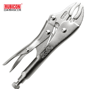 RUBICON日本罗宾汉弧口原装进口大力钳10寸尖嘴钳C字夹钳RLP-J5
