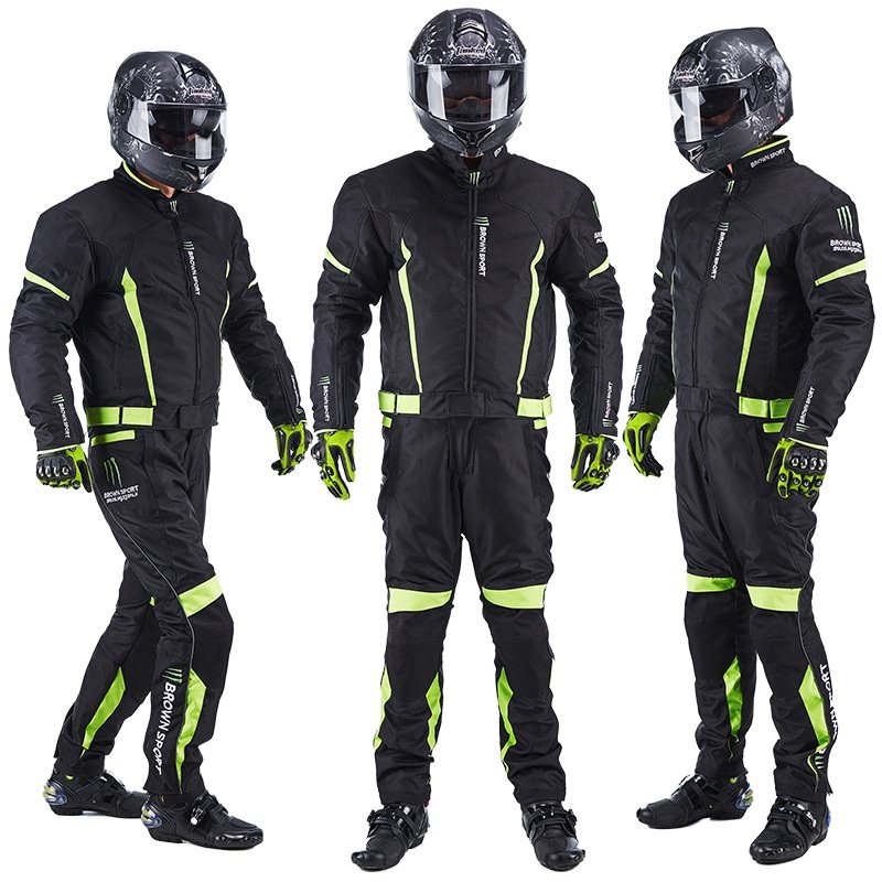 摩托车骑行服套装四季防风安全反光衣摩旅防摔耐磨机车服骑士装备