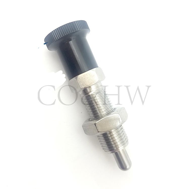 SXPAL SXPKL不锈钢复位细牙螺纹加长型旋钮柱塞ZAR02 ZAR12分度销