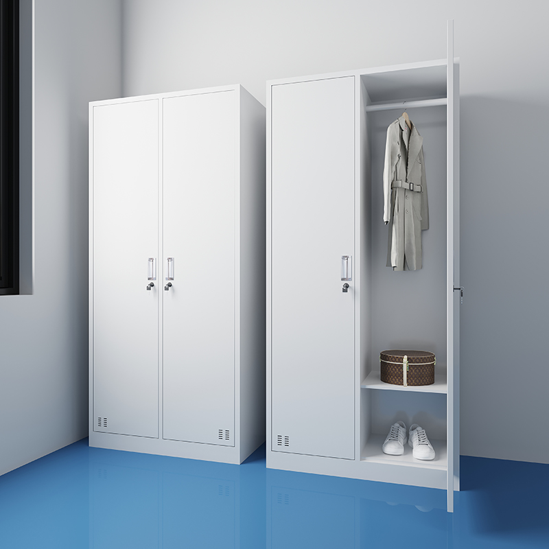 更衣柜员工储物带锁铁皮