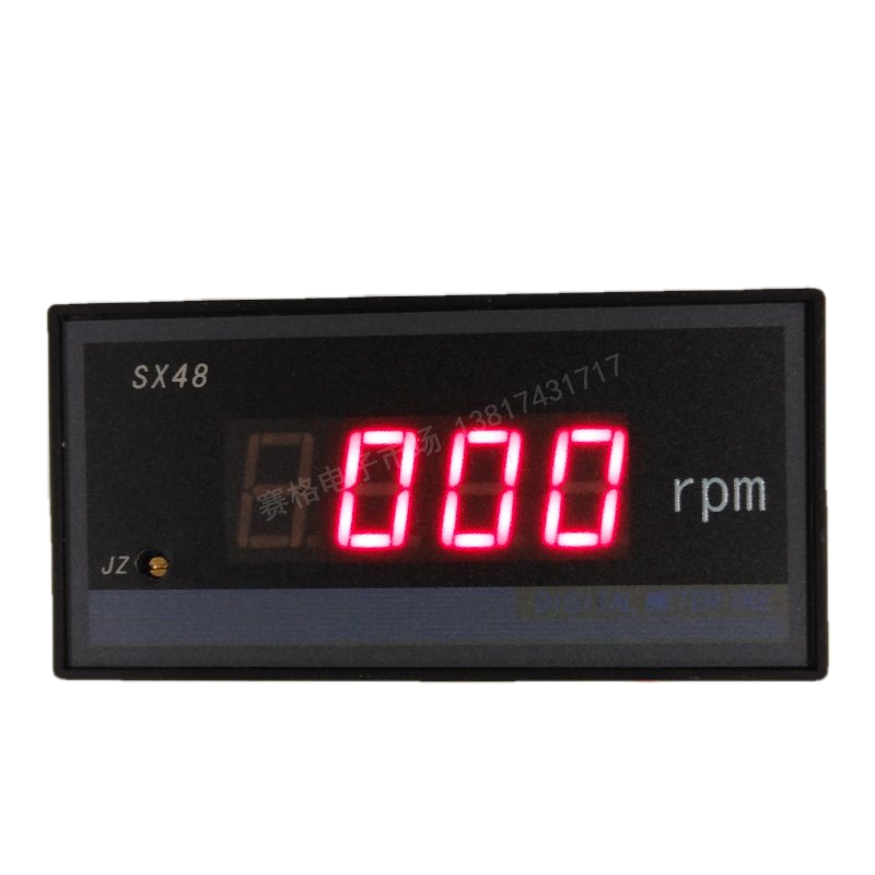 SX48 1999RPM/DC10V转速表带可调直流数显电子式变频器模拟信号用