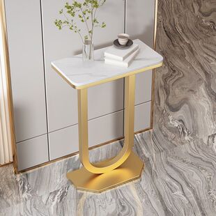 奶油风岩板花盆架置物架简约客厅艺术花几电视柜旁创意玄关花架