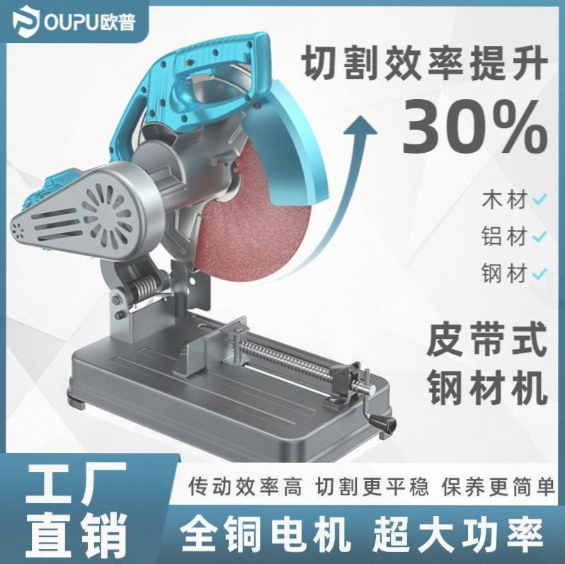 欧普多角度皮带钢材机大