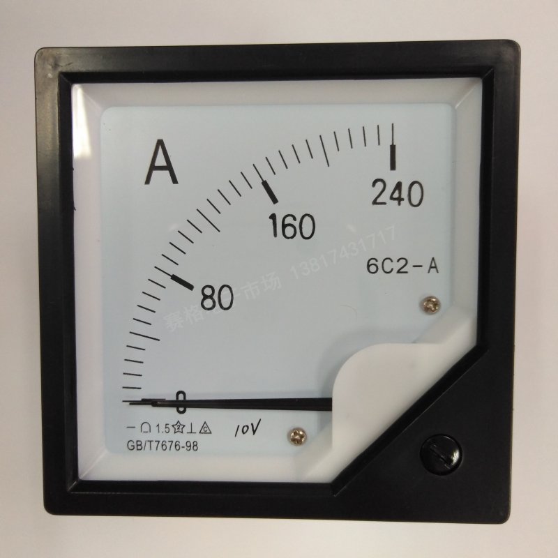 6C2 10A30A/DC10V50A/DC10V直流500A/DC10V电流表电压模拟信号定